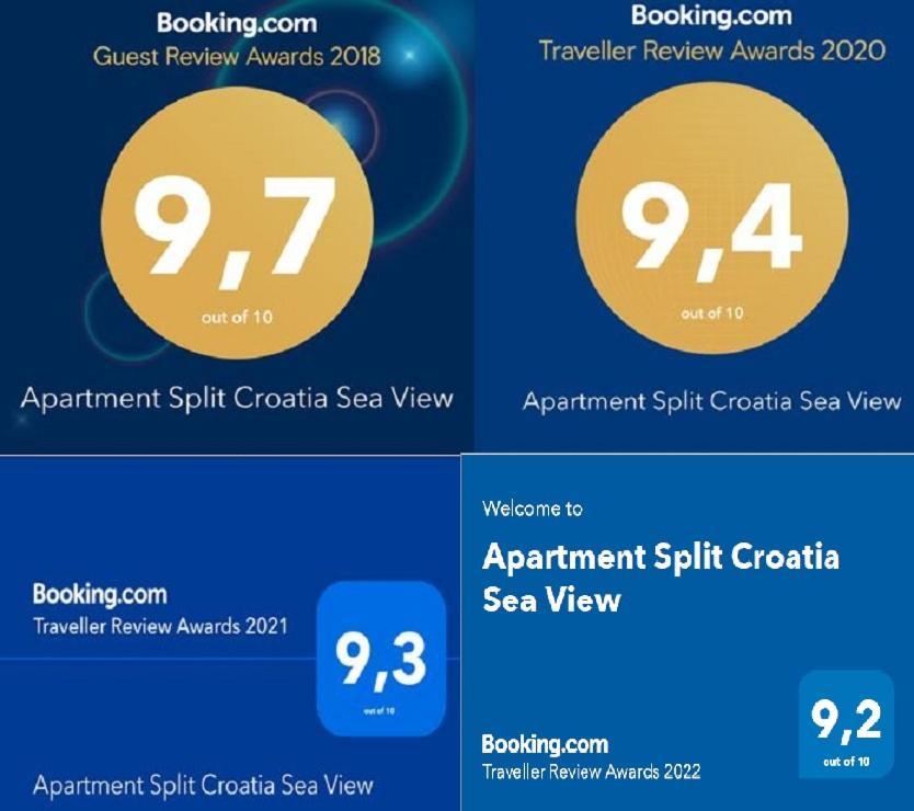 Apartment Split Croatia Sea View Екстериор снимка